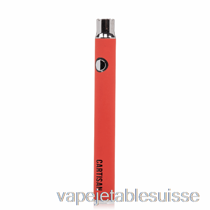 Vape Suisse Cartisan Bouton Vv 400 510 Batterie Rouge